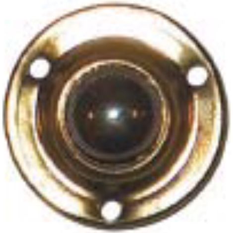 MOBILA - 4 SCIVOLI A SFERA CON PIASTRA IN ACCIAIO OTTONATO 35MM