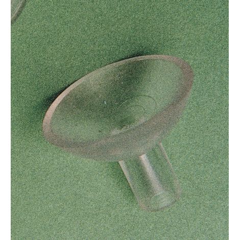 VENTOSA C/GAMBO FORATO D 20 MM TRASPARENTE- 200,0 pz