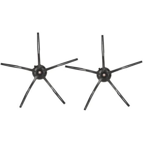 Set mit 2 Ersatz-Seitenbürsten für XIAOMI Roborock S6 S5 E35 E2 Saugroboter (schwarz) (1/5)
