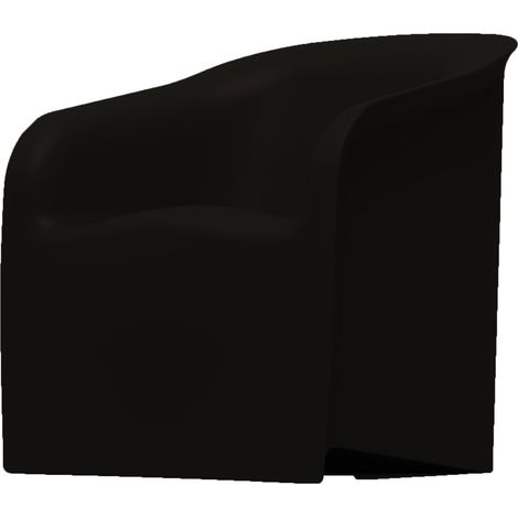 Poltrona Sedia da Giardino 69x72 cm in Resina Arkema Lady Antracite (1/4)