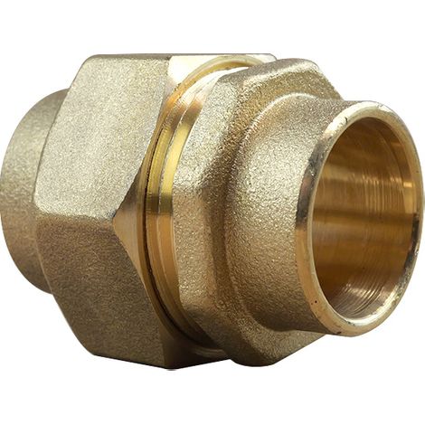 Raccord Union 3 pièces Femelle 340 CU - Cuivre Ø22 - Arcanaute (1/3)