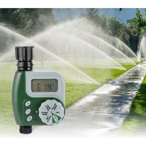 Minuteur d'arrosage, goutteur automatique pour jardin extérieur, programmateur d'arrosage intelligent. (1/5)