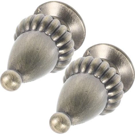 Zinc Alloy Lamp End Caps, Set of 2, Fine Finish, for Home or Cafe Lamps, Elegant and Unique Decoration (1/5)