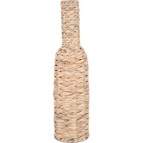 Vaso decorativo naturale in palma e alghe, stile Boho per la decorazione della casa, 60 cm, ideale per fiori e piante