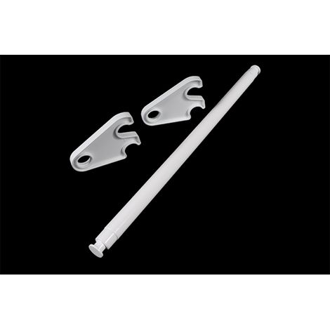 Kit barre porte serviette l500mm, 094327 - seche-serviettes atlantic (1/2)