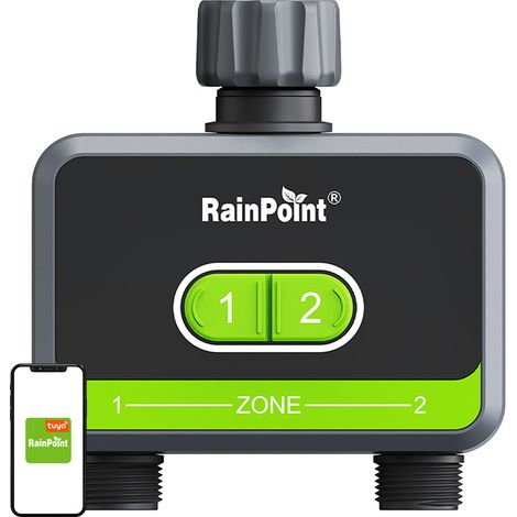 RainPoint 2-Zonen-Bewässerungssteuerung mit App
