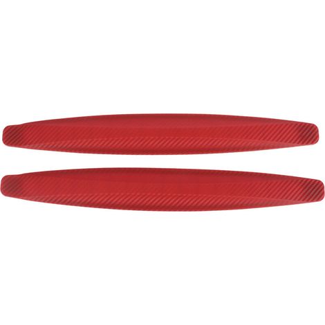 Eosnow Protezione universale per paraurti auto, protezione per angoli laterali antigraffio e anticollisione (rosso) (1/4)
