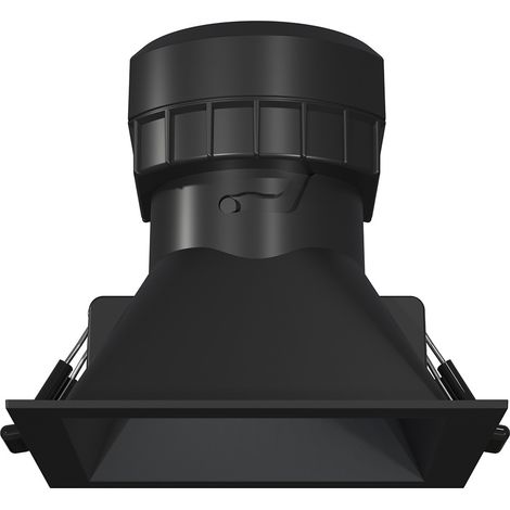 Spot Encastré Carré Led Pulcom 8W, 38°, Sélecteur De Température De Couleur (2700K/3200K/4000K), Finition Noir Mat, Pour Intérieur - Beneito & Faure (1/4)