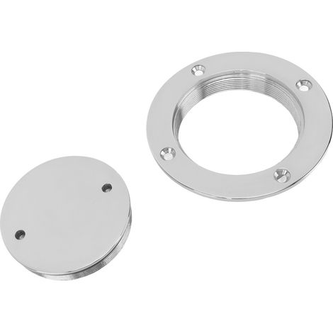 Trappe de pont marine en acier inoxydable 316, couvercle rond pour yacht et bateau, plaque de 3 pouces (1351SA), accastillage étanche et résistant. (1/5)