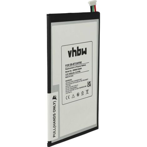 vhbw Akku kompatibel mit Samsung Galaxy Tab 4 8.0 3G, 4 8.0 LTE, Millet, SM-T331, SM-T335, SM-T337V, 4 Tablet Pad (4450 mAh, 3,8 V, Li-Polymer) (1/5)