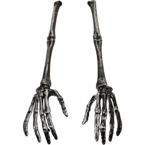 Lot de 2 cuillères à salade créatives d'Halloween en forme de crâne et de griffe-30.00X6.50X2.80CM (1/3)