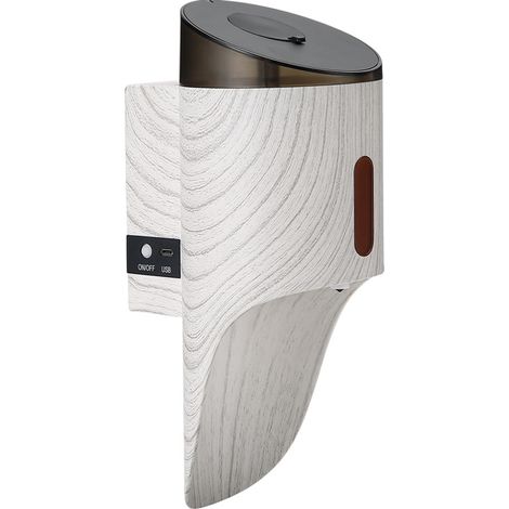 Sollbry Wandmontierter automatischer Seifenspender aus Kunststoff, intelligenter und berührungsloser elektrischer Spender für die Wand, geeignet für öffentliche Plätze, Hotels und Flughäfen (weiße Hol (1/2)
