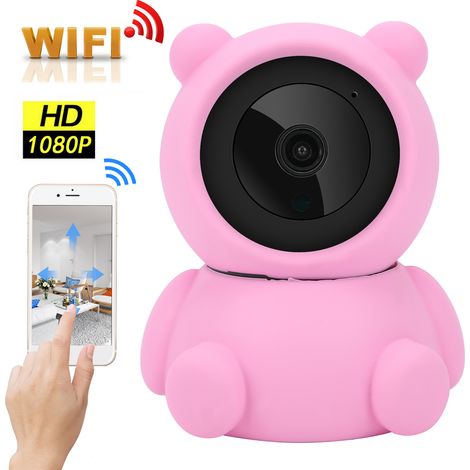 Caméra de Surveillance WiFi 1080P PTZ avec Vision Nocturne et Audio Bidirectionnel, Plug EU 100‑240V (1/5)