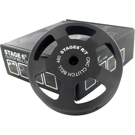 Stage6 R/T CNC-Kupplungsglocke – Typ 460, 107 mm, Gilera / Piaggio / Peugeot