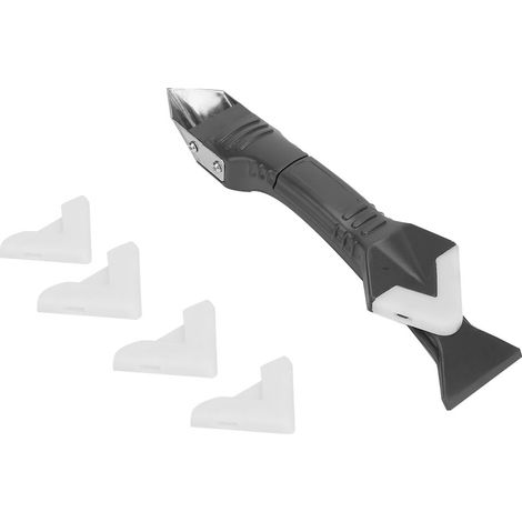 Ensemble de grattoirs à mastic, de racloirs d'angle et de dissolvants pour joints et calfeutrage manuels (1/5)