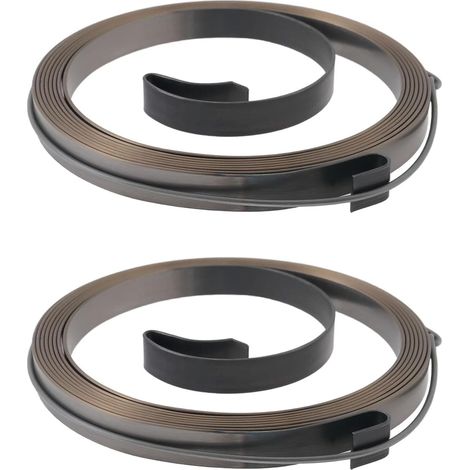 Lot de 2pcs Ressorts de Rechange pour Démarreur à Rappel de Tondeuse à Gazon 262594 491889 Compatible avec Briggs & Stratton Moteurs d'équipement de Jardin (1/5)