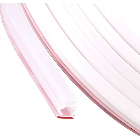 10mm x 10mm Self-Adhesive Door Window Sealing Strip Rubber Weatherstrip/Anti-Collision/Anti-Noise/Waterproof/Dustproof 6m