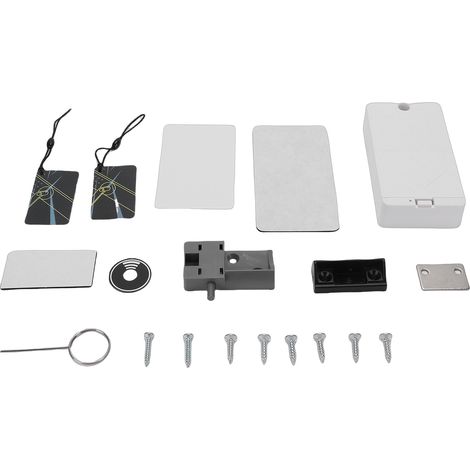 Serrure intelligente pour armoire, serrure électronique cachée pour tiroir d'armoire avec carte NFC pour placards et penderies (1/5)