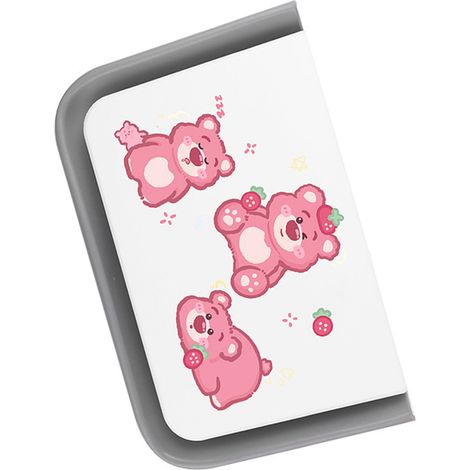 Boîte de rangement portable et pliable pour dossier de siège auto, décorée de motifs de dessins animés, adaptée aux véhicules de type 4. (1/5)