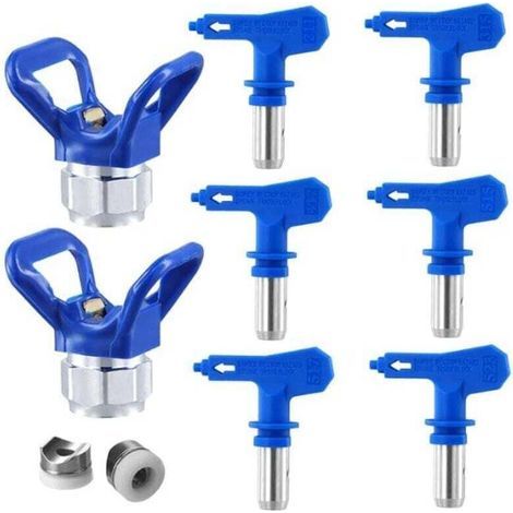 Airless-Farbspritzdüsen, Wendedüsensatz, 6 Größen (211/315/417/517/515/523) für Wohn- und Baubereich (1/4)