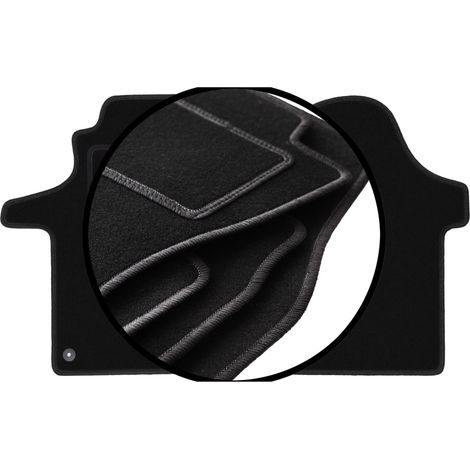 Set di tappetini in velluto per: Toyota Corolla Verso II 7 posti (2004-2009) (1/5)