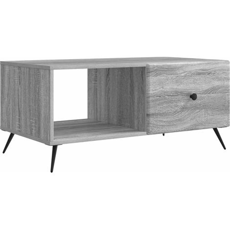 Couchtisch Graues Sonoma 90 x 50 x 40 cm Holzwerkstoff vidaXL