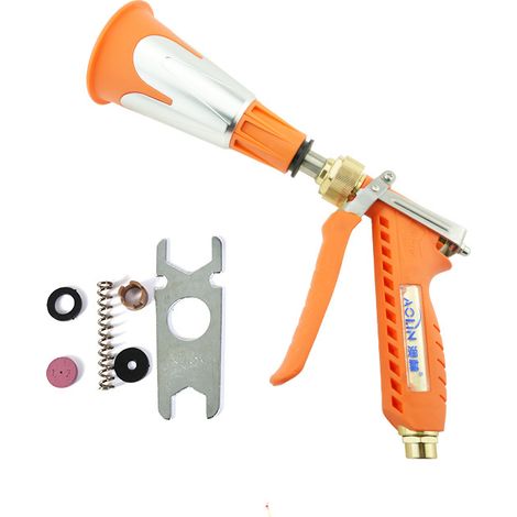 Electric Garden Sprayer, Battery Spray Gun for Plants Watering Orange (1/4)