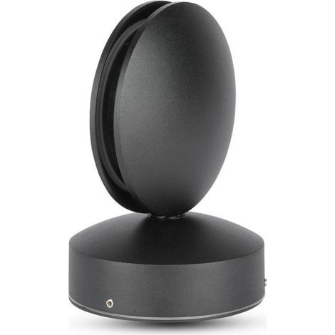 Lámpara LED V-TAC 7W 110LM/W Haz 360° Negro Blanco Cálido IP65 (1/5)