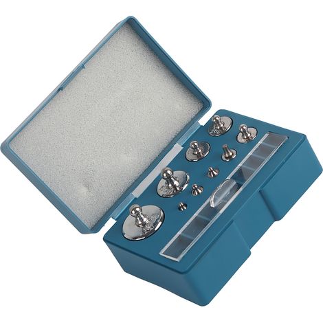 17-teiliges Präzisions-Kalibriergewichtset (211,1 g, 10 mg–100 g) für Schmuck (1/5)