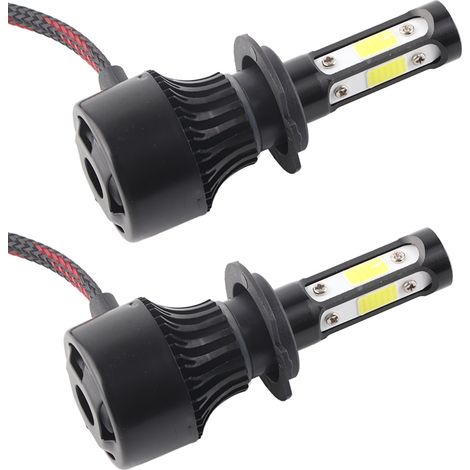 2 lampadine per fari auto a LED X7-COB 6500K H7, luce anteriore in alluminio ABS, di DEBUNS (1/5)