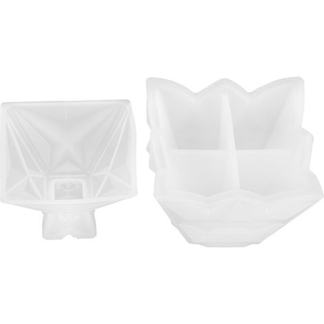 Silicone Mold Quadrangular Rhombus Storage Box Jewelry Box Epoxy Mould for DIY HandMade (1/5)