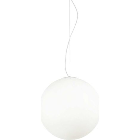 Ideal Lux Mapa Bianco - 1 Light Large Globe Deckenanhänger Weiß, E27 (1/2)