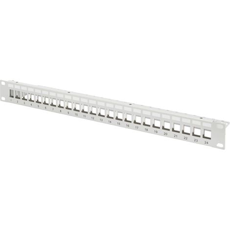 Panneau de brassage 24 ports DN-91410 non équipé 1 UH W966371 (1/3)