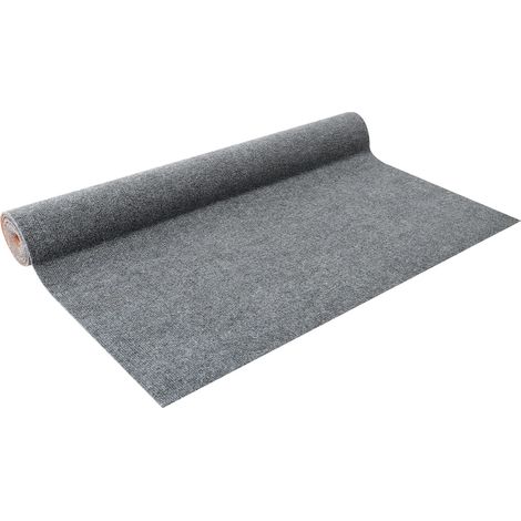 Flurläufer, Fußmatte für drinnen und draußen, rutschfeste Fußmatte, moderne graue Eingangsmatte, für Wohnzimmer, Schlafzimmer, Küche, Büro, Flur, grau