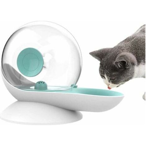 Automatic Water Dispenser for Dogs Cats, Snail Shape, Gravity Drinker for Pets, Transparent Fountain Water Bowl Dispenser for Dogs Cats, 2.8 L (1/5)
