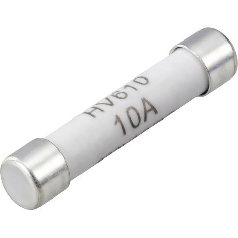 VOLTCRAFT VC 100er Fuse Multimetersicherung (Ø x L) 6.35 mm x 31.8 mm 10 A 600 V/AC, 600 V/DC Flink (1/2)
