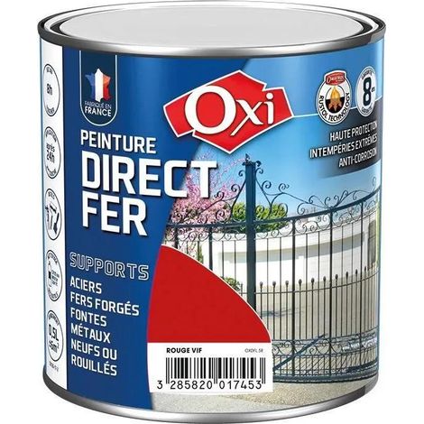 Oxi Antiruggine Lucido Rosso Vivo Vernice Gliceroftalica