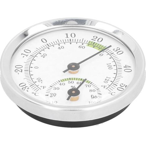 Thermomètre à cadran avec hygromètre miniature pour cave à cigares, serre, jardin, maison, sécurité (1/5)