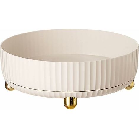 BRAVIX Étagère De Rangement Rotative, Organisateur De Plateau Rotatif À 360 °, Étagère À Épices Rotative, Plateau Rotatif De Cuisine Antidérapant Pour L'organisation Et Le Stockage De La Cuisine (1/5)