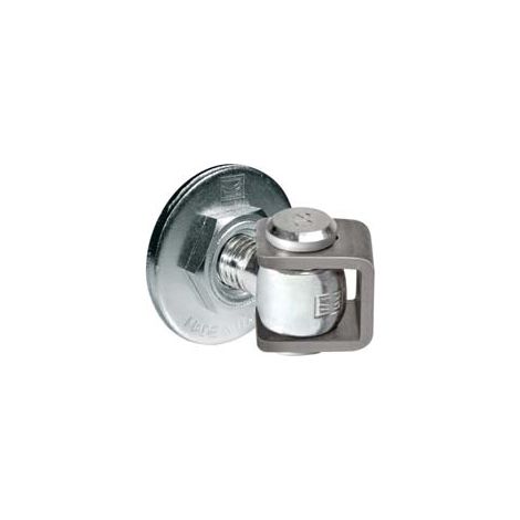 CARDINE CON CAVALLOTTO E DADO REGOLABILE A SALDARE ART.155- - mm.100x59h. M24 - 2 pezzi COMUNELLO