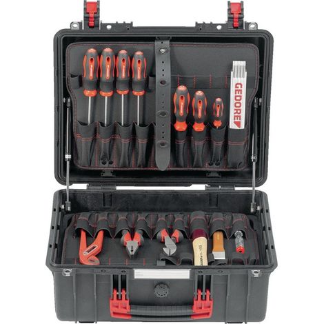 Mallette à outils Meister XL-R21652101 100 pièces GEDORE RED