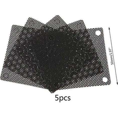 Zuschneidbares Staubfiltergewebe, schwarz, für PC-Gehäuselüfter, staubdichte Abdeckung