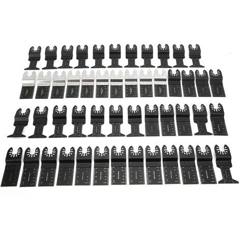 Strumento di taglio/impatto, taglia rapidamente 3 diverse lame per sega 50 lame per sega oscillanti bimetalliche a sgancio rapido realizzate in acciaio ad alto tenore di carbonio (1/5)