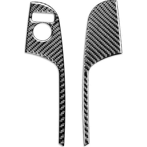Accessoires intérieurs pour Nissan X-Trail Rogue T32 2013-2021 (conduite à gauche) : garniture de réglage des rétroviseurs en fibre de carbone (1/5)
