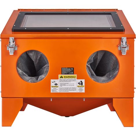 Banc de sablage 151,4 L avec pistolet et 4 buses pour établi (1/5)