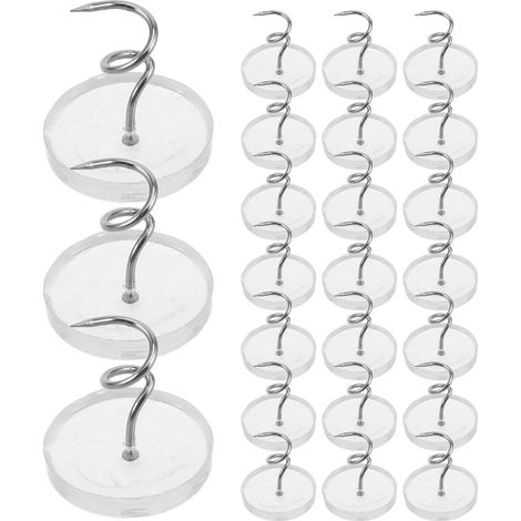 Lot de 100 punaises et attaches pour jupe lit, en acier inoxydable (1/5)