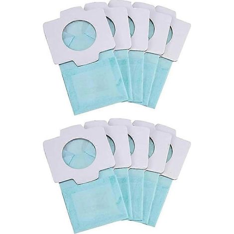 Packung mit 10 Makita 198744-5 Staubsauger-Staubbeuteln und Papierfiltern für die Modelle DCL182, CL107, CL072, CL102 und BCL182. Staubsaugerzubehör. (1/5)