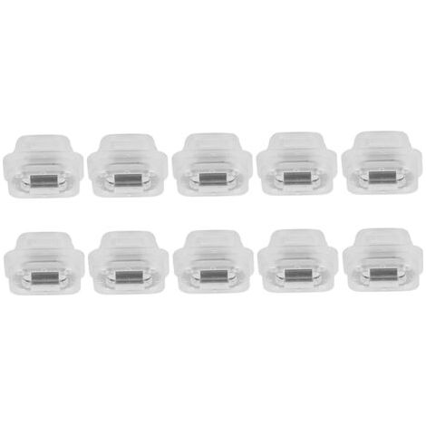 QORVA- Clips d'œillets de garniture de porte durables translucides antirouille, œillets d'insertion 10 pièces, réparation E46 E90 E91 E92 E93 remplacement pour carte BMW