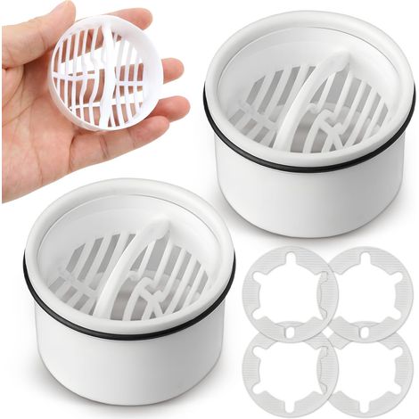 2 Pack 7cm Hair Filter + Shower Hose (1/5)