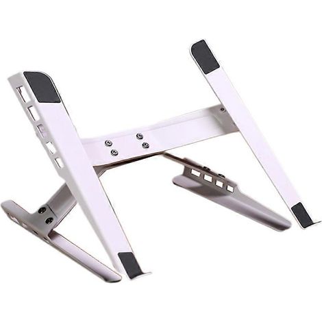 Verstellbarer Laptopständer, faltbarer, erhöhter Ständer, Schreibtischzubehör für Zuhause und Büro, tragbar und ergonomisch.